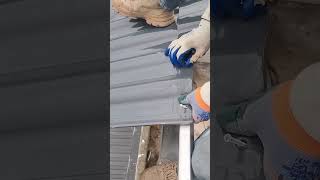 Installation process of glazed tiles for steel structure roofs [upl. by Rapsac609]