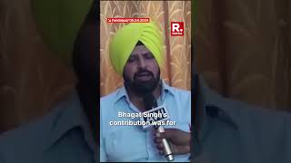 Bhagat Singhs Great Grandson On Kejriwal’s Jail Photo Between Bhagat Singh amp Ambedkar Portraits [upl. by Uticas]