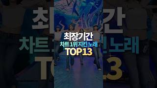 최장기간 차트 1위 지킨 노래 TOP13 [upl. by Schacker]