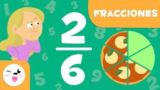 Fracciones para niños  Aprende las fracciones con pizza  Introducción [upl. by Zakaria297]