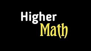 Higher Math 2nd Chapter 1st Half [upl. by Thurmann]