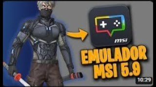 COMO CONFIGURAR O MSI 59 PC FRACO É BOM amp BUGAR F11  MINHA SENSI  EMULADOR FREE FIRE 🖥️ [upl. by Theresita]