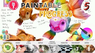 Paintable Coloring Techniques Progress report [upl. by Nahgam]