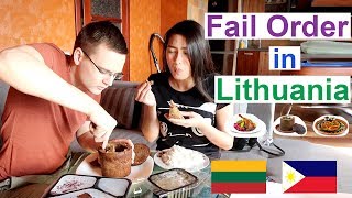 Lithuanian Food Test quotCEPELINAIquot PinayVlog  itsrofa [upl. by Molloy691]