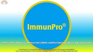 ImmunPro Radio Commercial 2021 R3F Sunday Radio Ads [upl. by Oetsira]