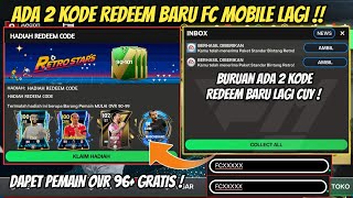 2 KODE REDEEM TERBARU FC MOBILE HARI INI BURUAN ADA KODE BARU LAGI DAPET PEMAIN 96 FC MOBILE [upl. by Nenad]