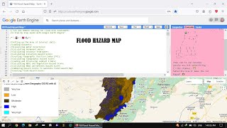 GIS and Remote Sensing for Flood Risk Assessment  Flood Hazard Map Using Google Earth Engine ArcGIS [upl. by Ardnossak]