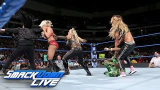 Naomi amp Charlotte Flair vs Natalya amp Carmella SmackDown LIVE May 2 2017 [upl. by Dream]