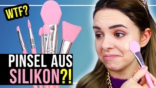 MAKE UP PINSEL aus SILIKON 🤔 Kann das funktionieren  TOP oder FLOP [upl. by Richardson]