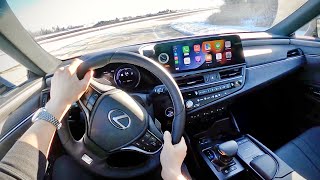 2022 Lexus ES 300h F SPORT  POV Review [upl. by Munniks]