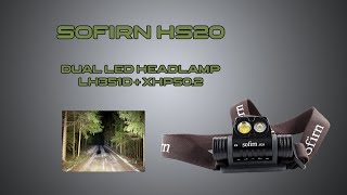 Sofirn HS20 LH351D  XHP502 headlamp review with night shots and runtime graphs [upl. by Neeloc]