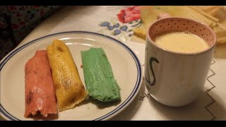 Tamales de Piña Limón Fresa y Atole de Calabaza [upl. by Penrod]