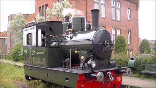 Museumstoomtram HoornMedemblik  LTMloc 26 in Medemblik 2014 [upl. by Hermine]