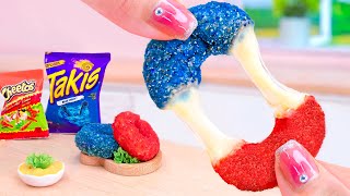 Takis Vs Cheetos Challenge Make Fried Donut Recipe Idea  3000 Best of Mini Yummy Compilation [upl. by Ibocaj]