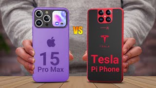 iPhone 15 Pro Max vs Tesla Phone Pi ♥️ SPEC WORLD [upl. by Liana]