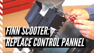 How to replace a Finn Scooter control panel  Finn Scooter [upl. by Gore637]