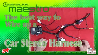 the best way to wire up an idatalink Maestro radio harness [upl. by Anwat]