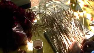 Nancy Today how to weave a cherokee basket 3 ASMR weaving basketmaking hacer cesta [upl. by Zysk]