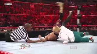 Chavo Guerrero Vs Hornswoggle Monday Night RAW 07 27 09 [upl. by Aerbma]