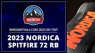 2023 Nordica Dobermann Spitfire 72  SkiEssentialscom Ski Test [upl. by Aikkan]