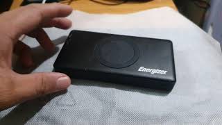 Energizer fast wireless charger power bank QE10000CQ after 1 year 8 months [upl. by Iline]