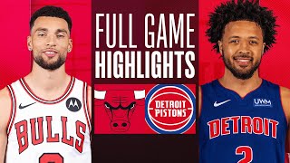 BULLS at PISTONS  FULL GAME HIGHLIGHTS  October 28 2023 [upl. by Kentigera]