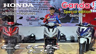 2024 Newest Honda Click 125  2 Versions na New SRP 81400  Standard 83900 Special Edition [upl. by Tamra]