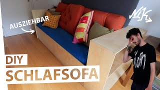 SchlafcouchBettsofa selbst bauen  Anfänger leicht überfordert [upl. by Haliek800]