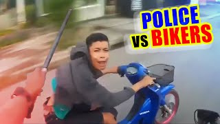 Cop Chases Biker  Police VS Motorcycles Compilation 2023 [upl. by Warp]