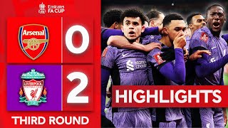 Captain Trent Inspires Liverpool Win  Arsenal 02 Liverpool  Highlights  Emirates FA Cup 202324 [upl. by Elam]