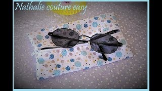 Tutoriel pour confectionner une housse pour lunettes [upl. by Benoite983]