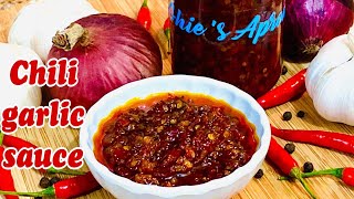 Chili Garlic Sauce  Chili Garlic Oil  Ghie’s Apron  Negosyo Recipe [upl. by Steep]