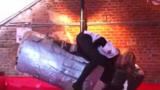 Mechanical bull ride turns dirty [upl. by Eillod]