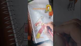 Pokemon Art Torchic Evolution anime edit drawing trending blaziken combusken creative epic [upl. by Anderson]