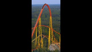 This Roller Coaster Was TOO EXTREME Intimidator 305 shorts rollercoaster [upl. by Innoj]