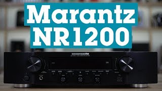 Marantz NR1200 Stereo Network Audio Receiver  Crutchfield [upl. by Twum212]