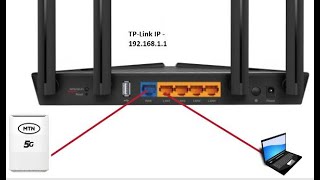 Initial Setup Of TP Link AX1800 Dual Band WiFi 6 Router [upl. by Surbeck]