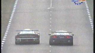 Porsche GT1 versus McLaren F1 GTR Le Mans 1996 [upl. by Recnal]