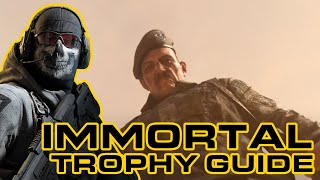 MW2 NO DEATH RUN  quotIMMORTALquot TROPHYACHIEVEMENT GUIDE  MODERN WARFARE 2 REMASTERED [upl. by Leopoldine]