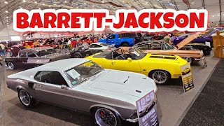 BarrettJackson Scottsdale 2024  West Showcase tent walk thru  Over 5 hours of cars for sale [upl. by Milly]