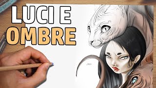 TUTORIAL  Correggere LUCI E OMBRE su un disegno • HTTutorial [upl. by Rosalee]