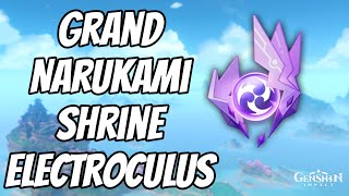 Grand Narukami Shrine Electroculus  Genshin Impact [upl. by Euqinomad]