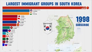 Largest Number of Immigrants in South Korea [upl. by Sumerlin]