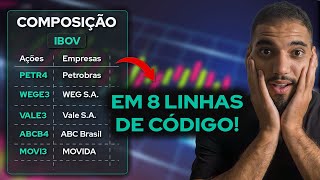 Como pegar a COMPOSIÇÃO DO IBOVESPA na B3 usando o PYTHON [upl. by Arac398]