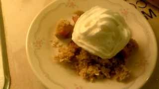 Healthy Apple Crisp Recipe  Divas Corner Denise [upl. by Lleksah]