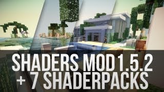 Shaders Mod Minecraft 152  Téléchargement et Installation avec 7 Shaderpacks [upl. by Richman]