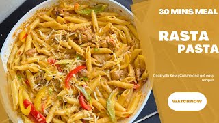 Quick amp Creamy Rasta Pasta Recipe in 30 Minutes 😱   RASTA PASTA [upl. by Gnilrits]