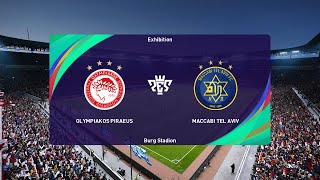 Olympiacos vs Maccabi Tel Aviv 07032024 UEFA Europa Conference League Extra Time PES 2021 [upl. by Phemia124]