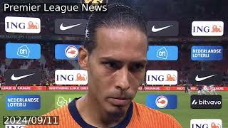 Virgil van Dijk sounds Matthijs de Ligt warning after Netherlands nightmare [upl. by Burrows]