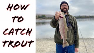 How to catch Trout Northern California Trout Fishing at Quarry Lakes [upl. by Ssecnirp]